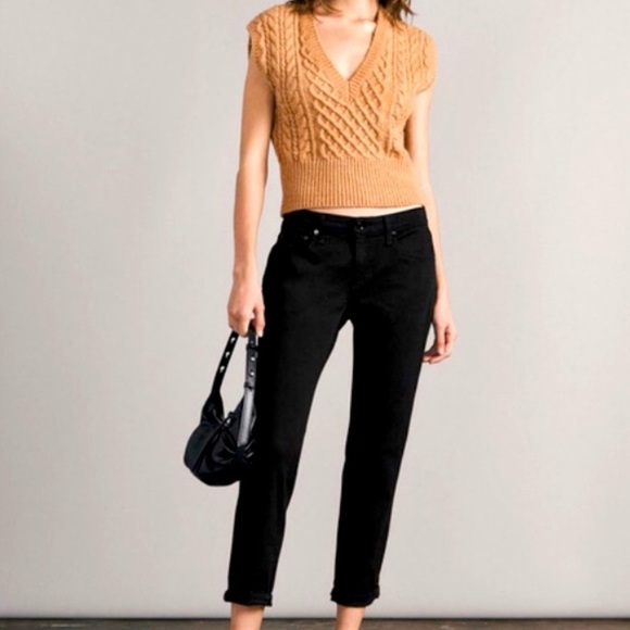 rag & bone Dre Low-Rise Slim Boyfriend Jeans - 26. B7 - Picture 1 of 7